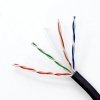 Qoltec Kabel patchcord sieciowy skrętka UTP | CAT6 | High speed 1Gb/s | LAN | 50m | Czarny
